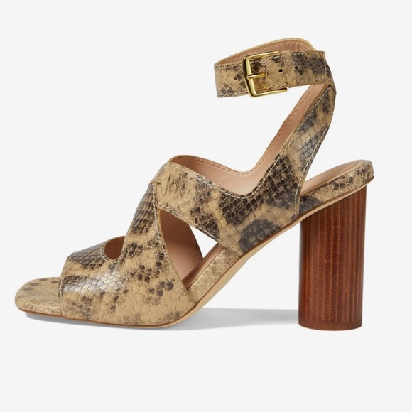 NWOB Women’s Cole Haan Reina City Sandal in ‘Snake Printed Leather’ SZ 7 - Picture 4 of 7